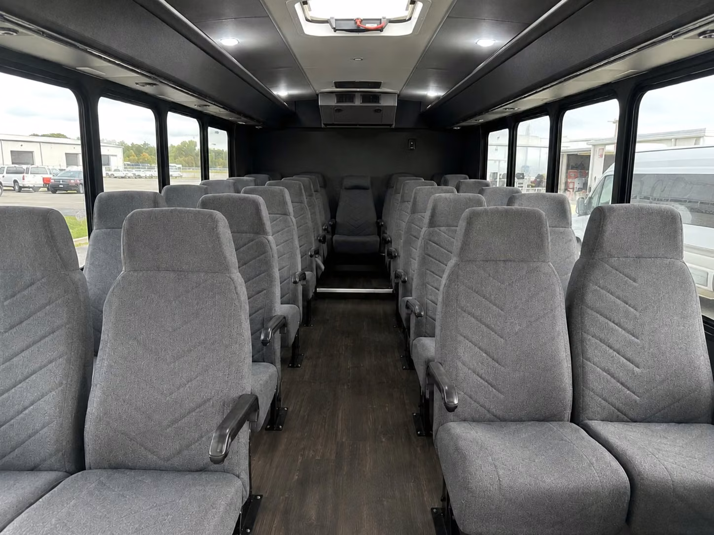 20 passenger minibus interior