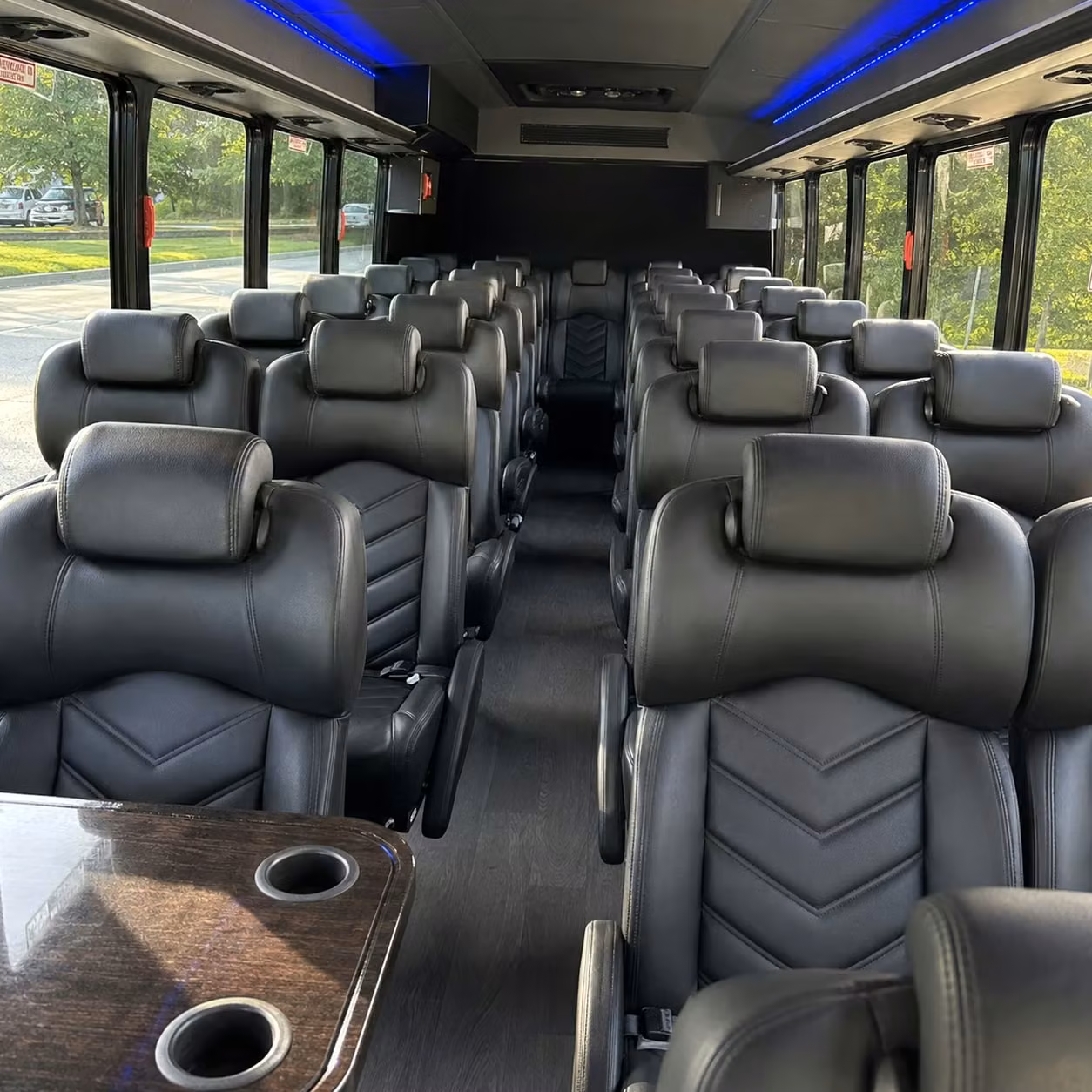 25 passenger minibus inside
