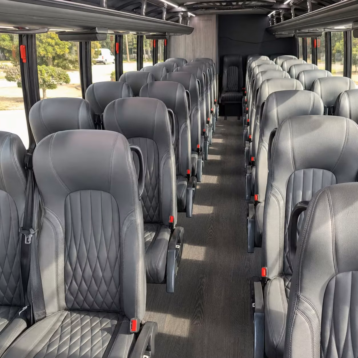 28 passenger minibus inside