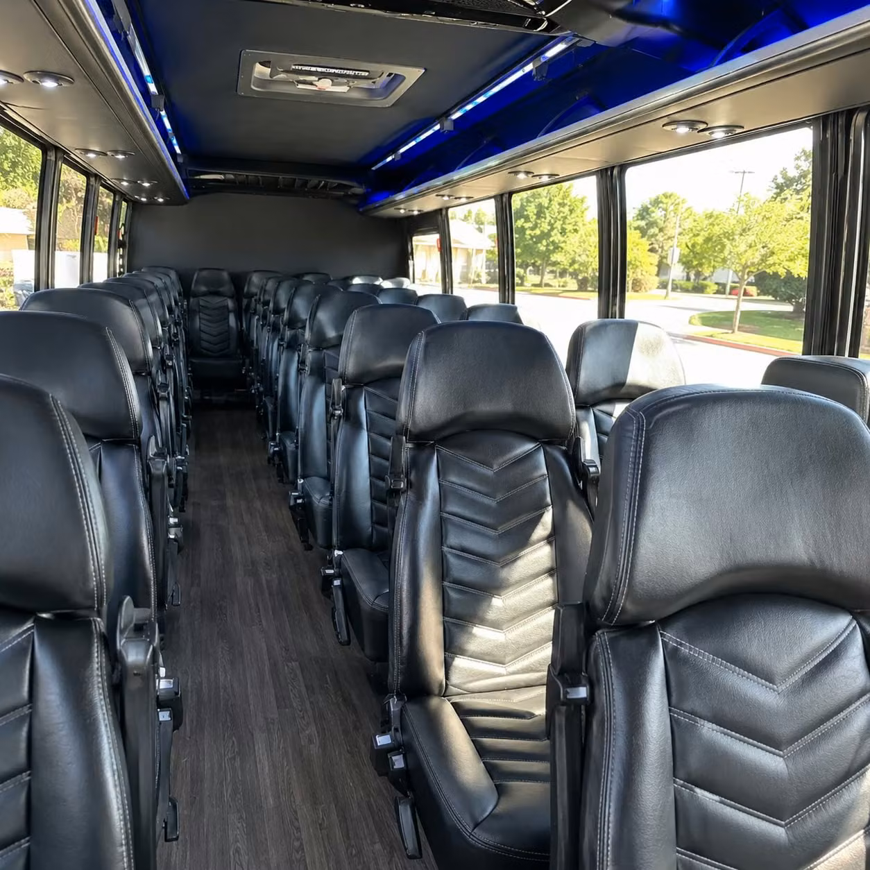 35 passenger minibus inside