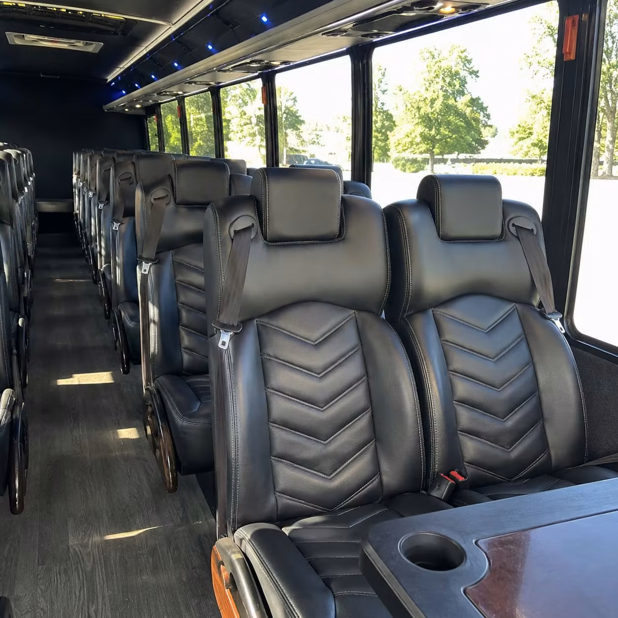 35 passenger minibus interior
