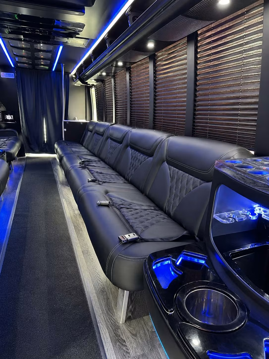 rent a party bus for your glendale bridal party and pre wedding celebrations