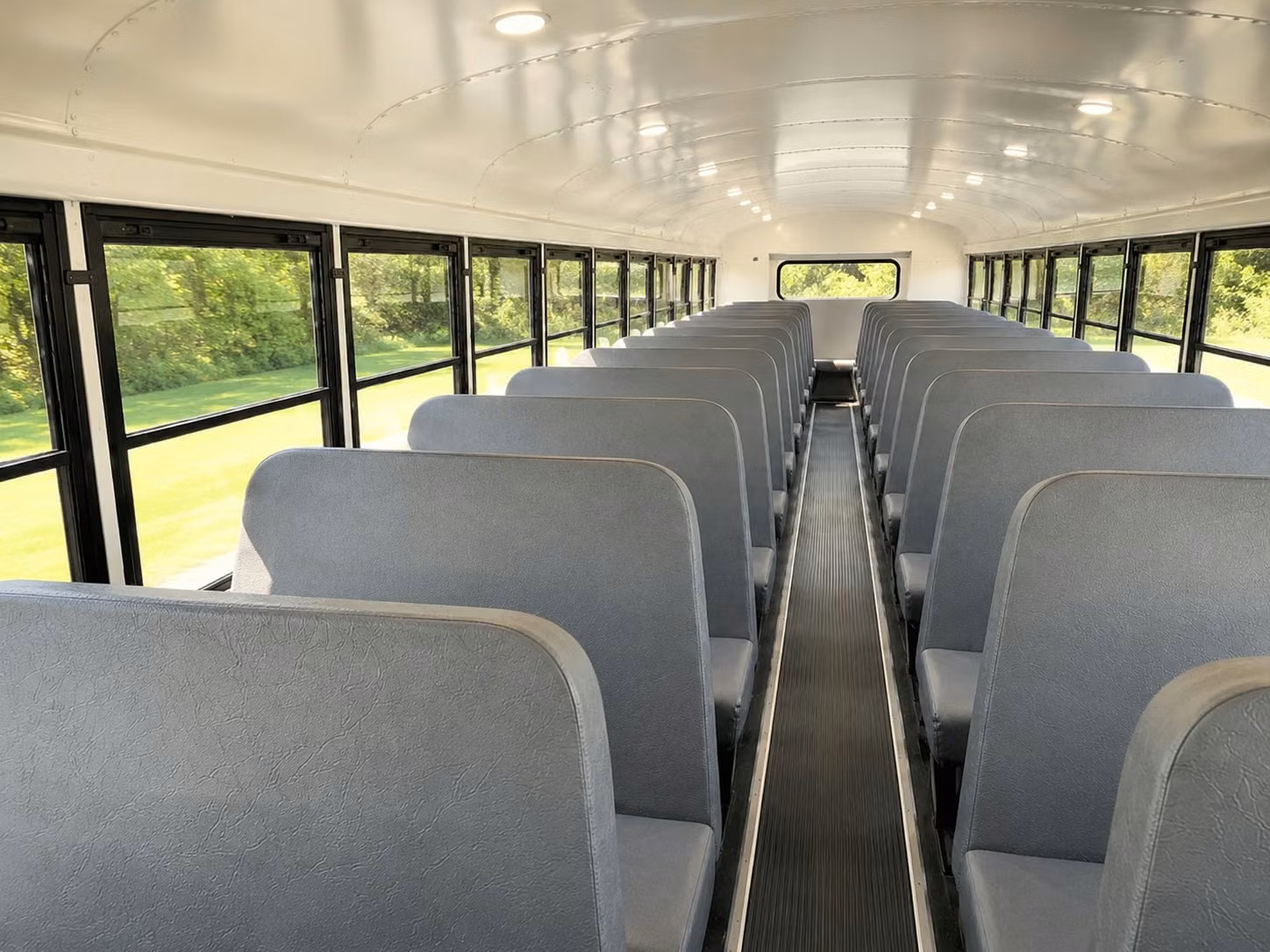 school bus interior