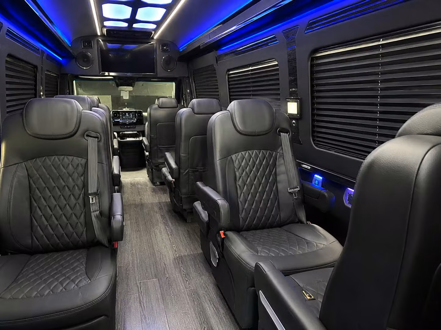 sprinter van with driver interior